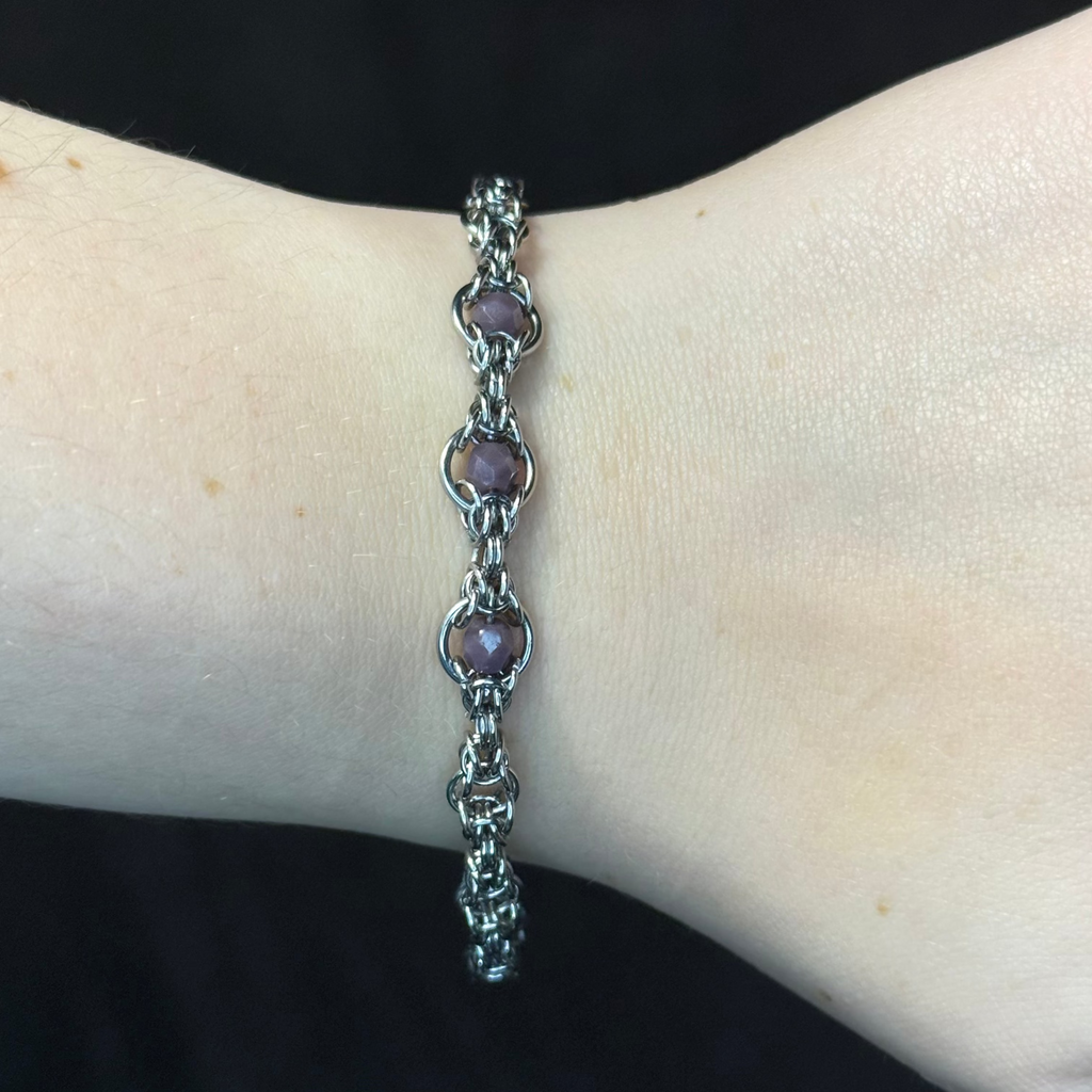 Purple Iris Bracelet