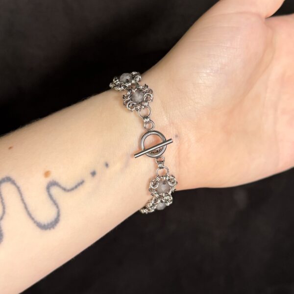 IMG_5612 (1) Gray Flora Bracelet
