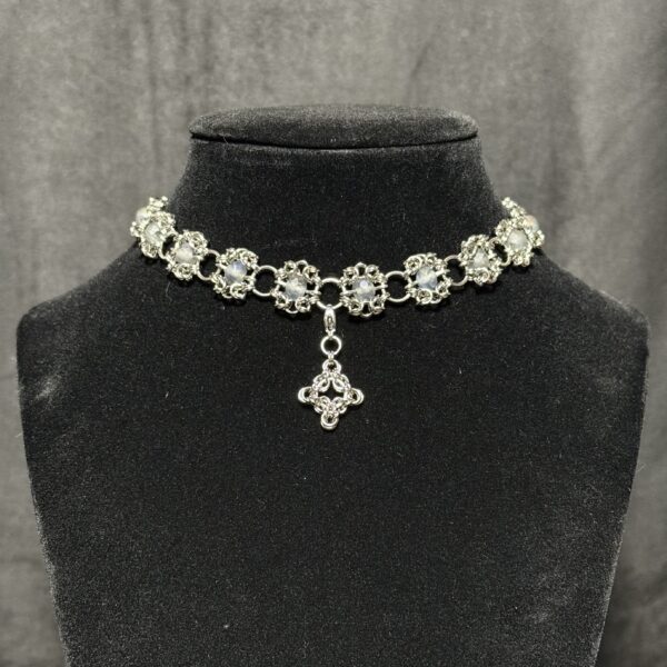 Gray Flora Choker