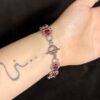 Red Flora Bracelet