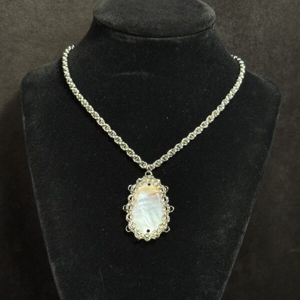 Captured Shell Pendant Necklace